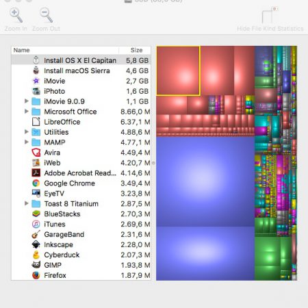 macOS: Find big files, determine size and clean up your hard disk