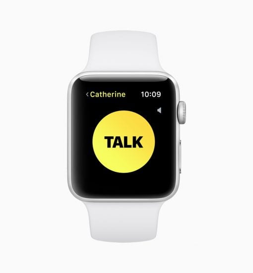 Apple watchOS 5 Walkie Talkie screen 06042018