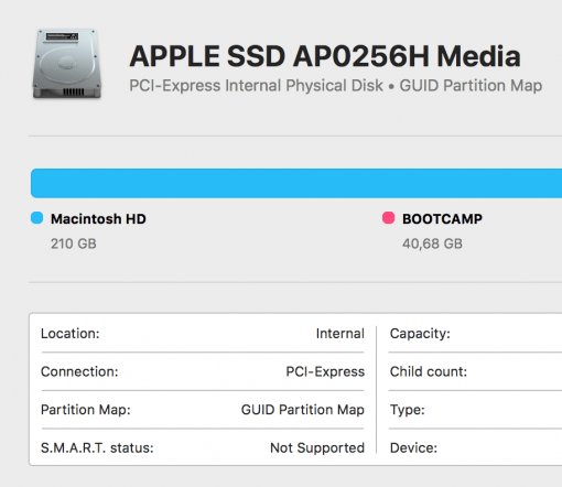 Apple SSD Disk Utility