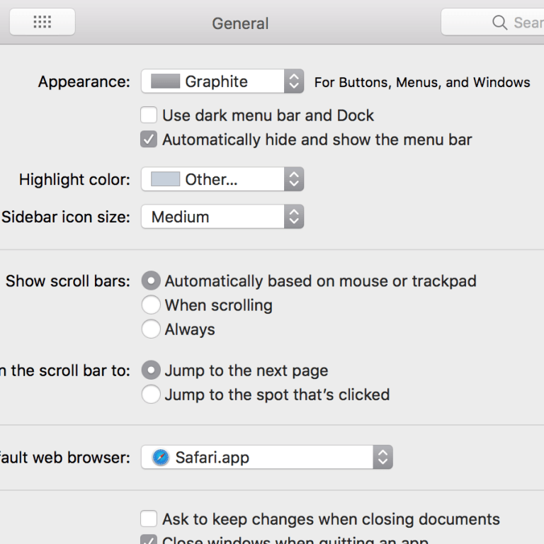 Tipp: Hide menu bar in macOS