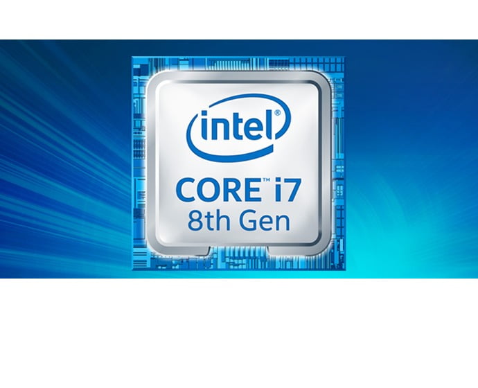 16 to 19 hours battery life with Intel processors of the 8th generation