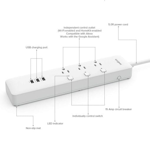 koogeek smart wifi strip plug
