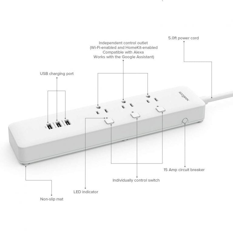 Smart: koogeek HomeKit compatible power strip