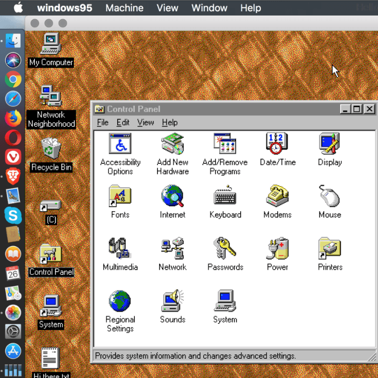 Very retro: Try Windows 95 as an app on macOS