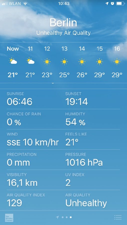 iOS Berlin Weather