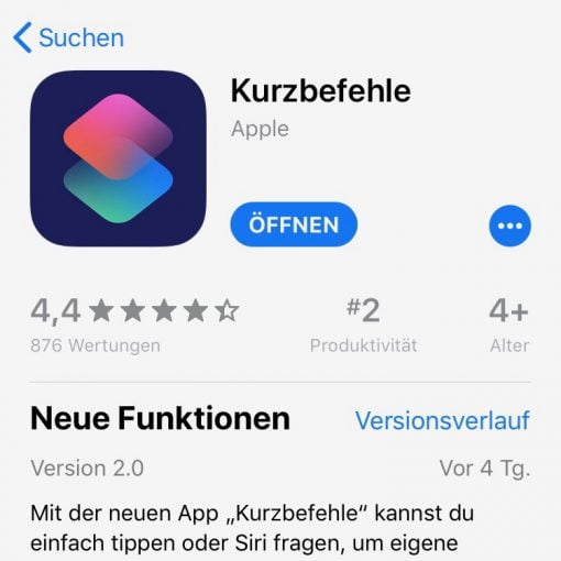 iOS Shortcut App