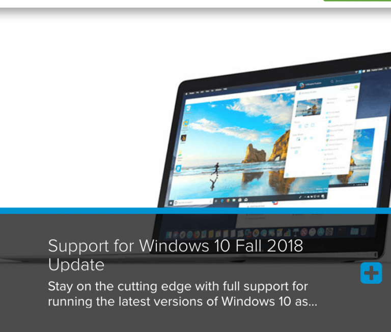 windows 10 vmware fusion