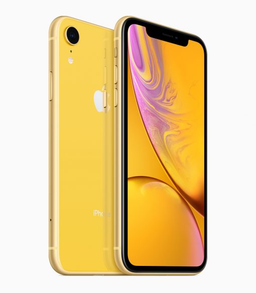 iPhone XR yellow back 09122018