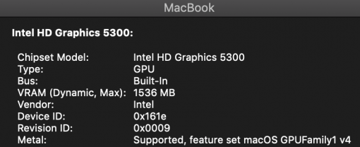 metal graphics card mac