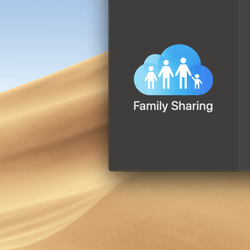 macOS Family Sharing