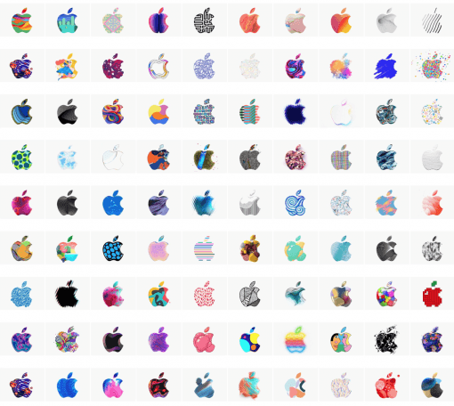 apple logo creative