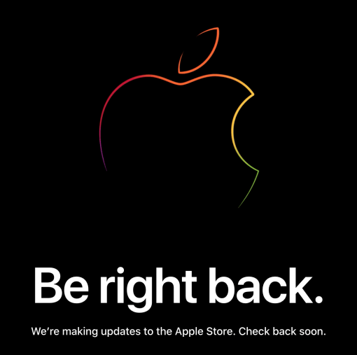 be right back apple store