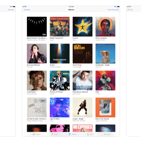 iTunes Remote adapted for the new iPad Pro