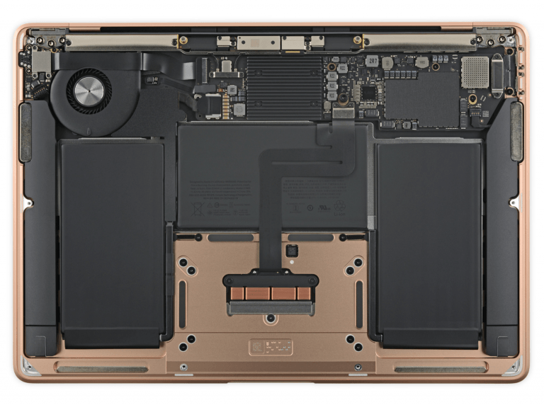 MacBook Air 2018: Easily replaceable battery, separate touch ID sensor