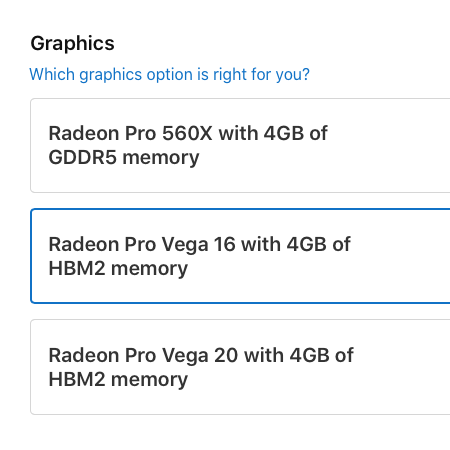 MacBook Pro 15″ Now Available with Radeon Pro Vega 16 and 20 Graphics