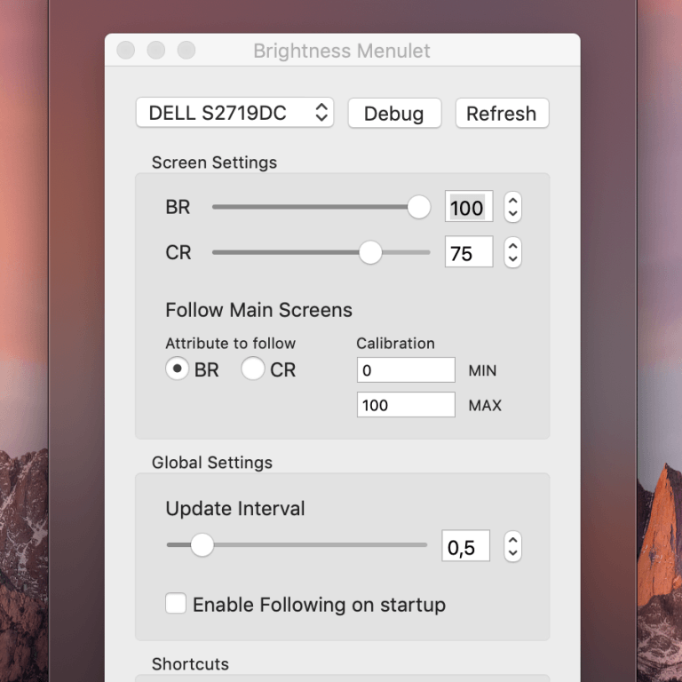 macOS: Control the brightness of an external monitor easily