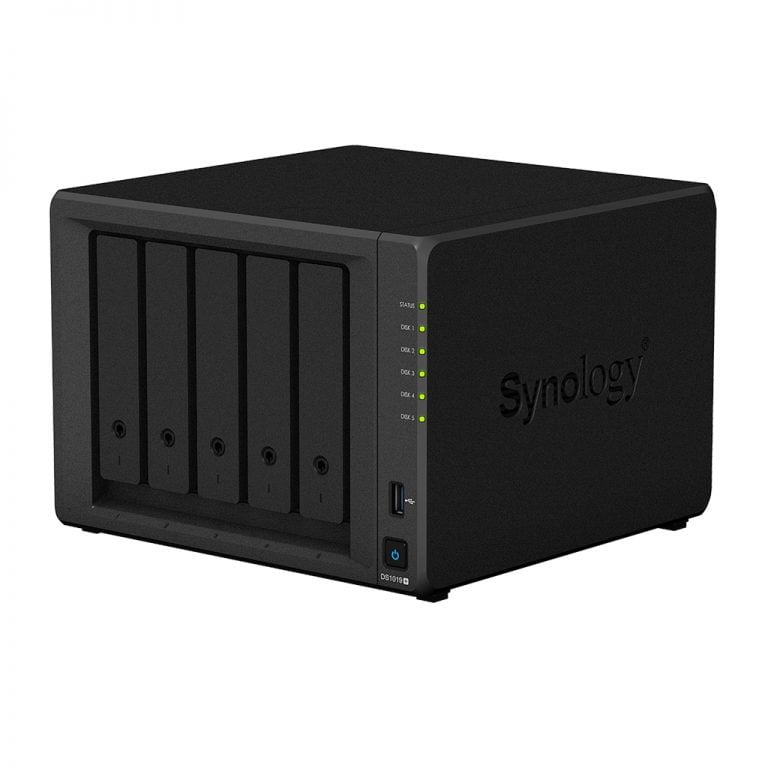 New Synology NAS DS1019+ with 5 hard drive bays