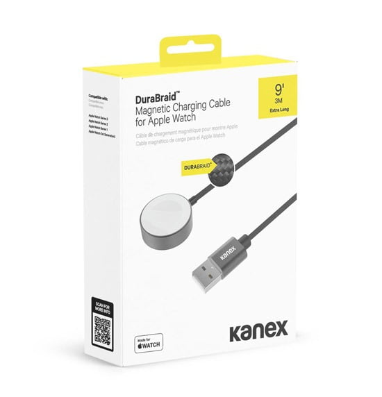 Kanex: Very long charging cable for the Apple Watch (3m/9ft)