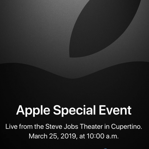 Apple invites to a special event on March 25th.