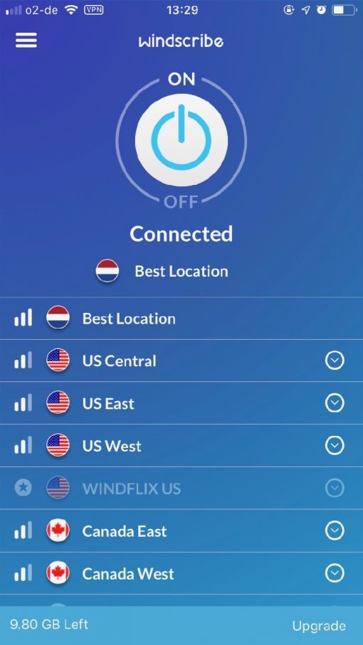 Windscribe VPN App