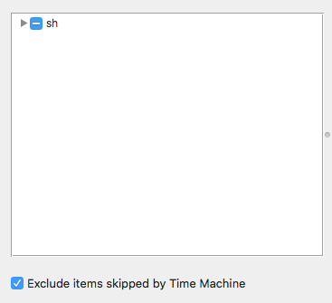 arq exclude time machine