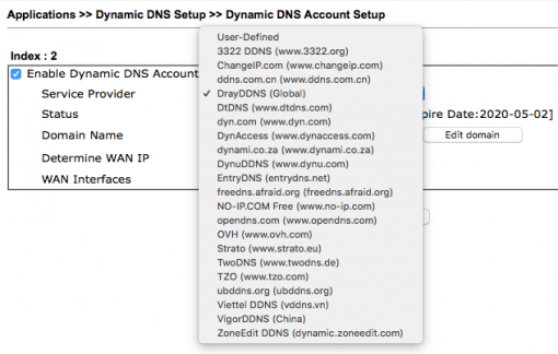 what is ddns dynamic domain service server