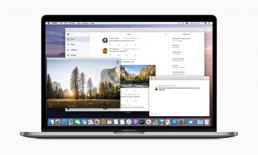 Apple previews macOS Catalina Twitter screen 06032019