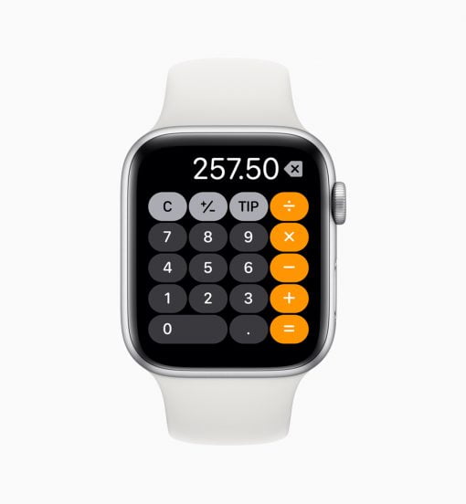 apple watchos6 calculator 060319