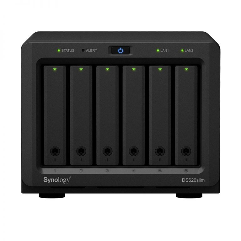 Synology DiskStation DS620slim for 6 2.5″ hard drives and SSDs