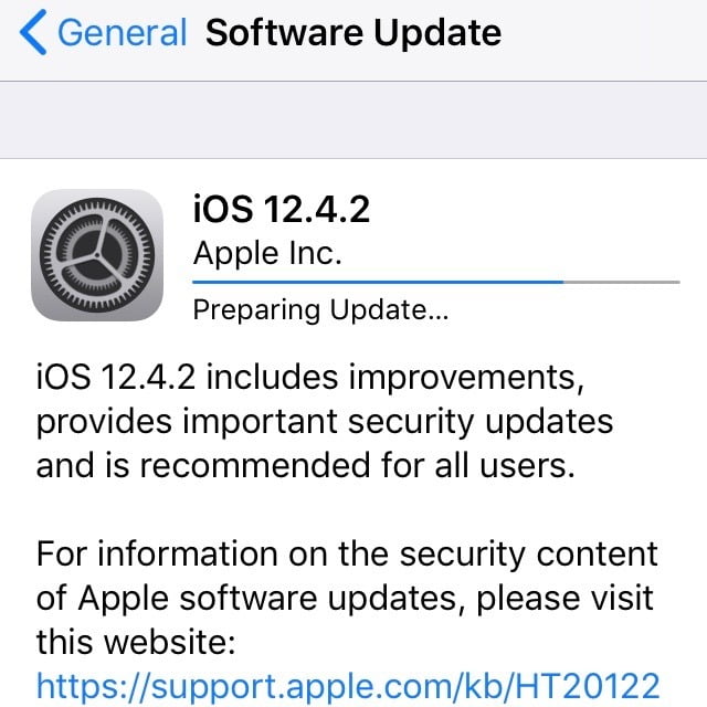 Security updates for older devices with iOS 12
