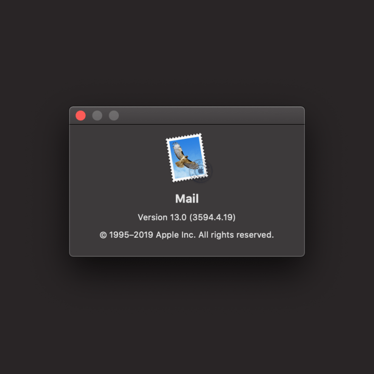 macOS Catalina: Possible data loss in Apple Mail