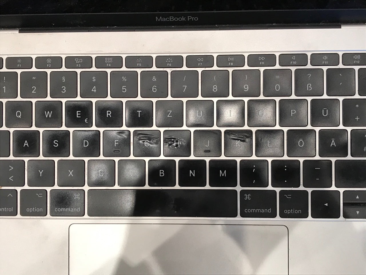 Macbook Pro With Melted Keys Mac Egg