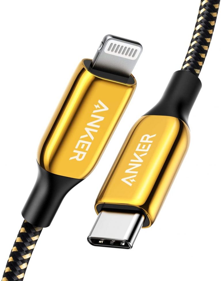 Golden Lightning Cable from Anker for $100