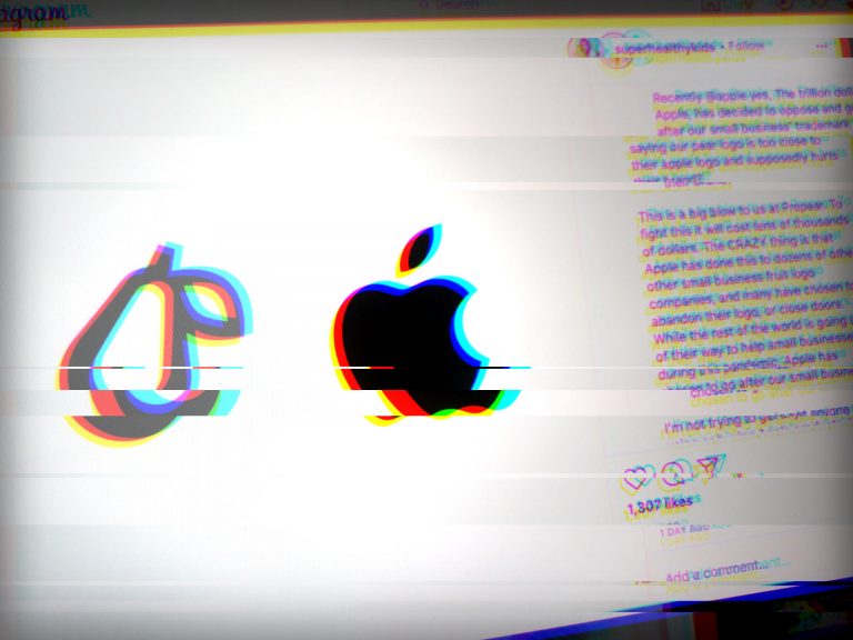Apple files an objection against pear logo