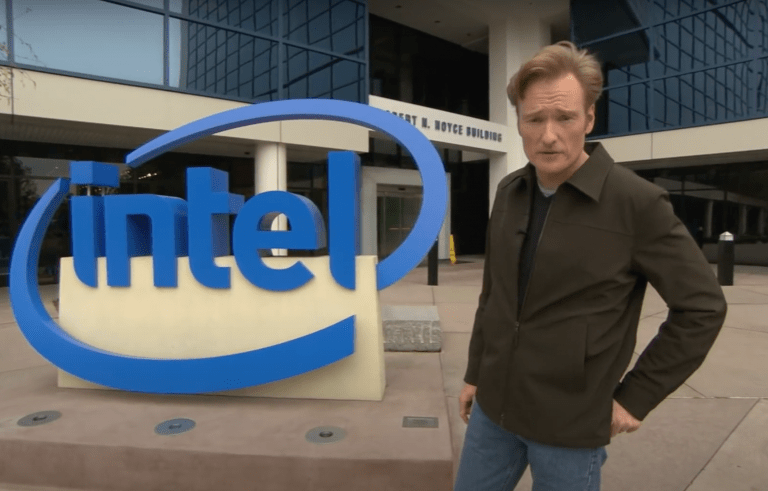 Time Travel: Conan visits Intel – 13 years ago