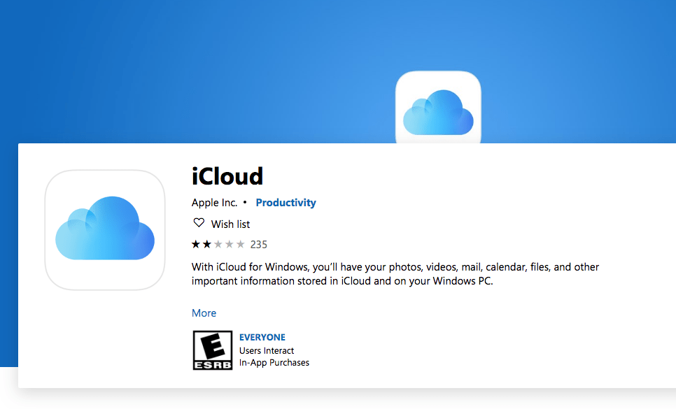 icloud download for pc windows 10