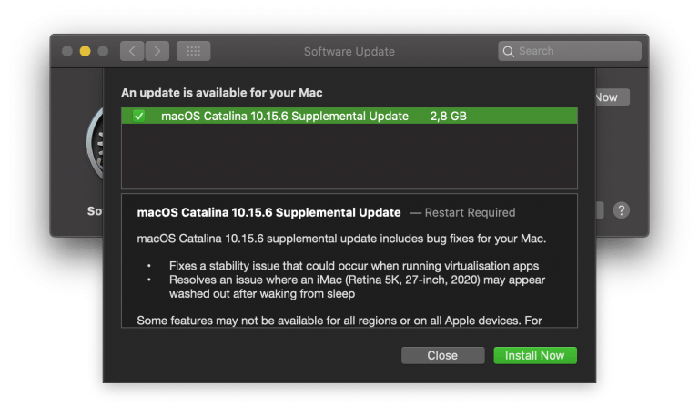 iOS/iPadOS 13.6.1 and macOS Supplemental Update