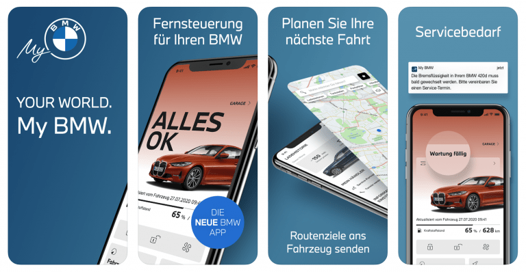 My BMW App replaces old Connect version for BMW vehicles