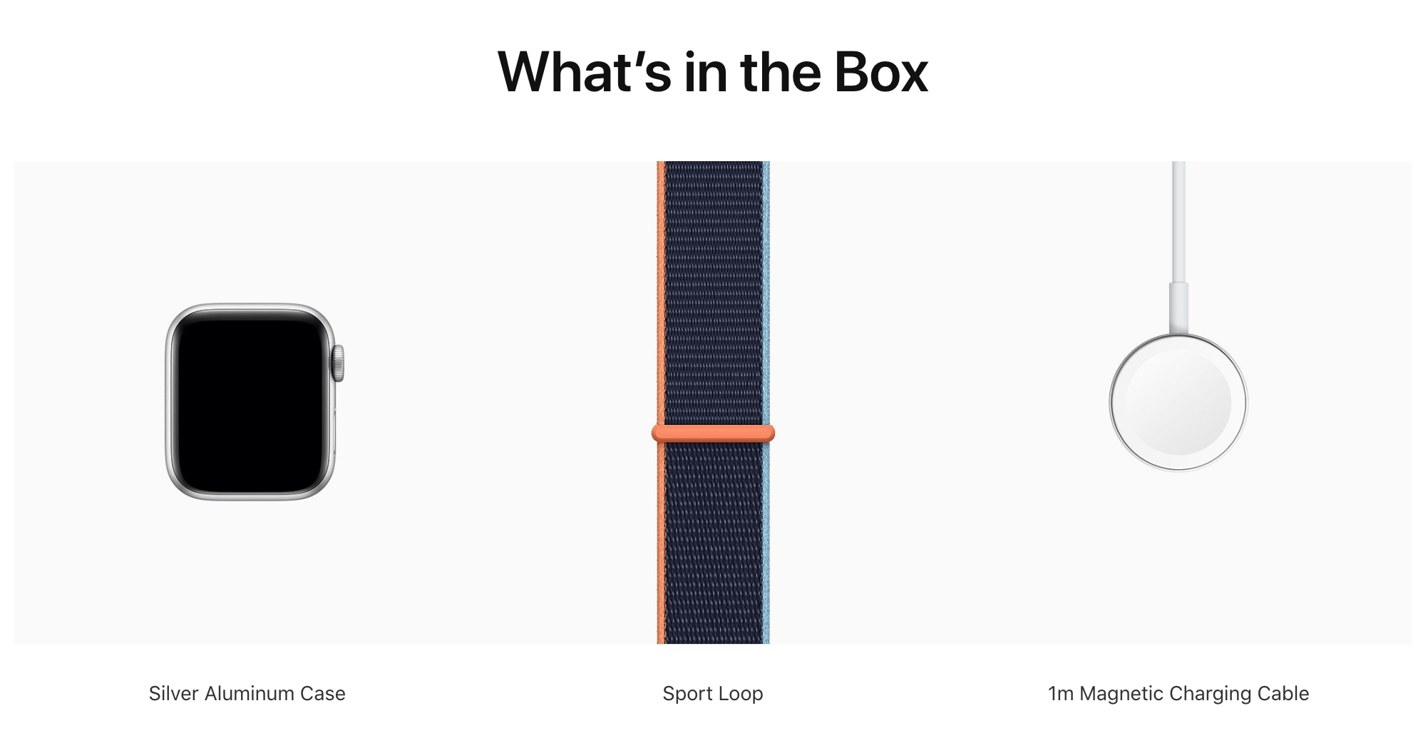 Apple Watch Whats in the box