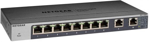 Netgear GS110MX 10 Port Gigabit 10G Ethernet LAN Switch
