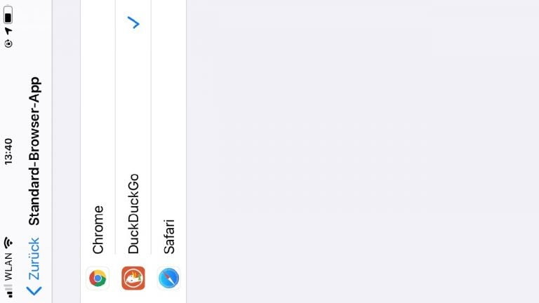 iOS 14 forgets standard browser and mail app after restart