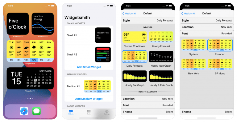 iOS 14: Make your own Widgets with Widgetsmith