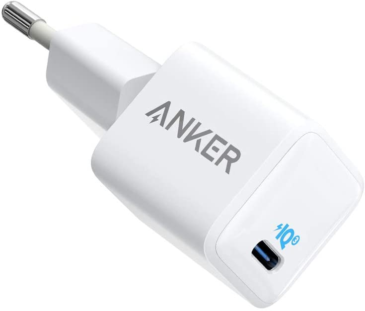 Small Anker PowerPort III USB-C charger with 20 Watts