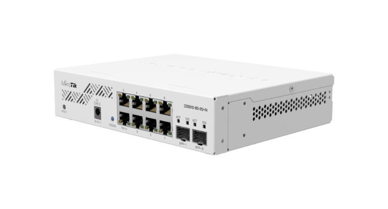 MikroTik SFP+ Switch with 8 Gigabit Ports for $100