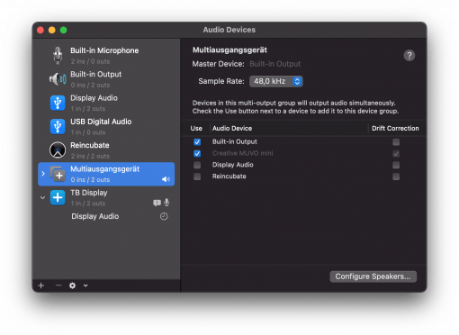 Midi Multiple Output Device