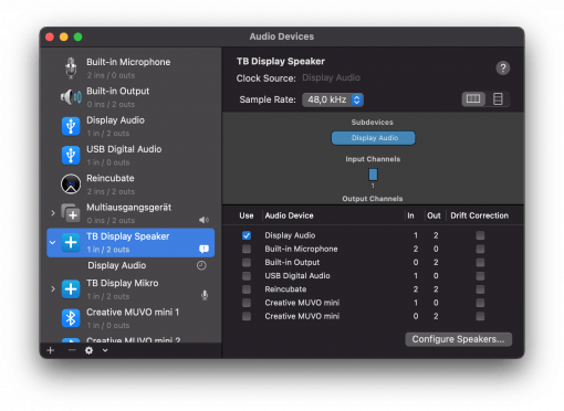 Midi TB Display Speaker