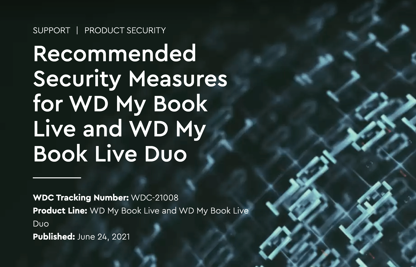 WD My Book Live Security