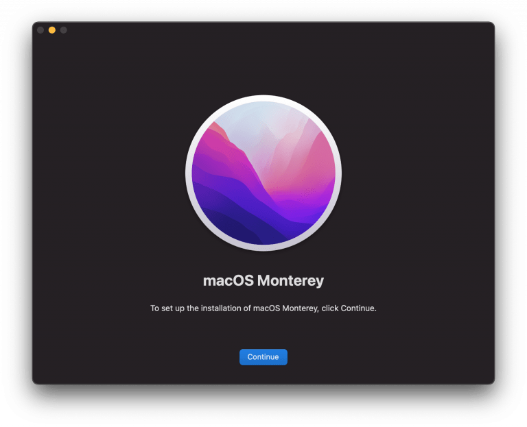 macOS 12 Monterey gets updated installer