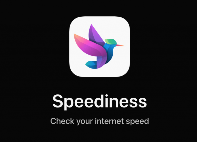 Graphical interface for speedtest in macOS Monterey