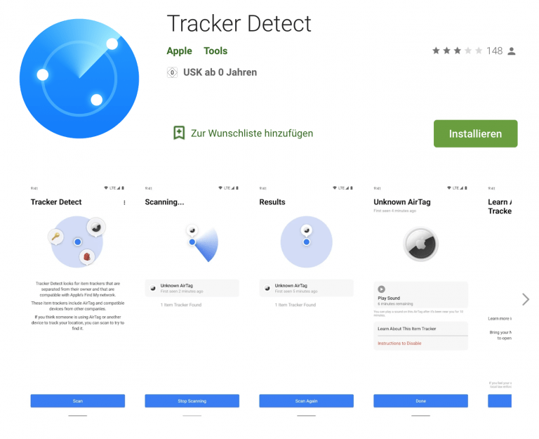 Find AirTags with Android: Tracker Detect helps searching